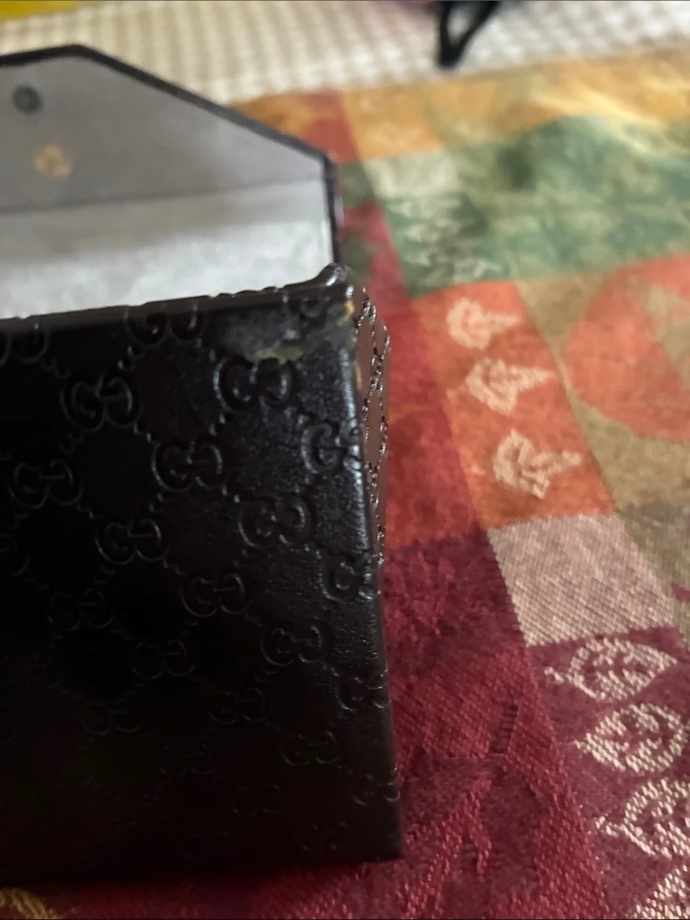 Gucci Dark Brown Hard Case